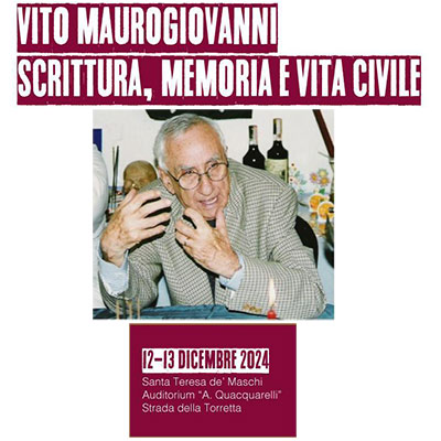 “Vito Maurogiovanni – Scrittura, memoria e vita civile”