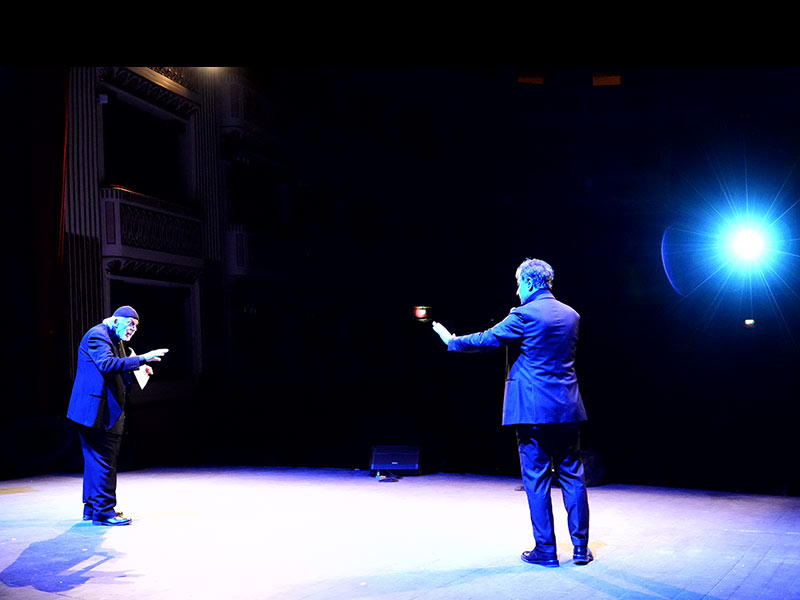 Teatro Piccinni -Vito Signorile ed Antonio Stornaiolo