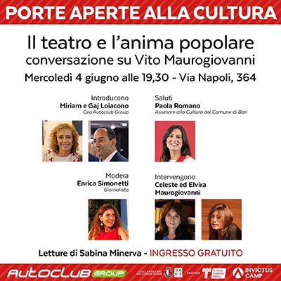 Il teatro e l’anima popolare – conversazione su Vito Maurogiovanni